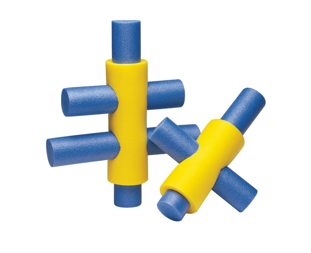 Pool noodle connector, 6-holes