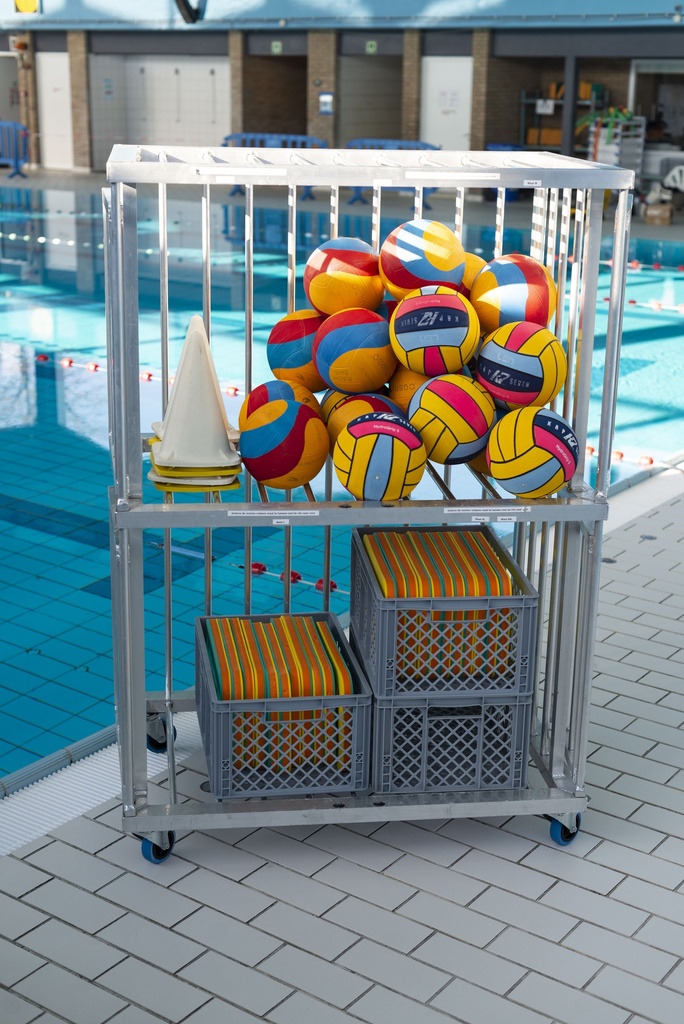 Aluminium kar met wielen