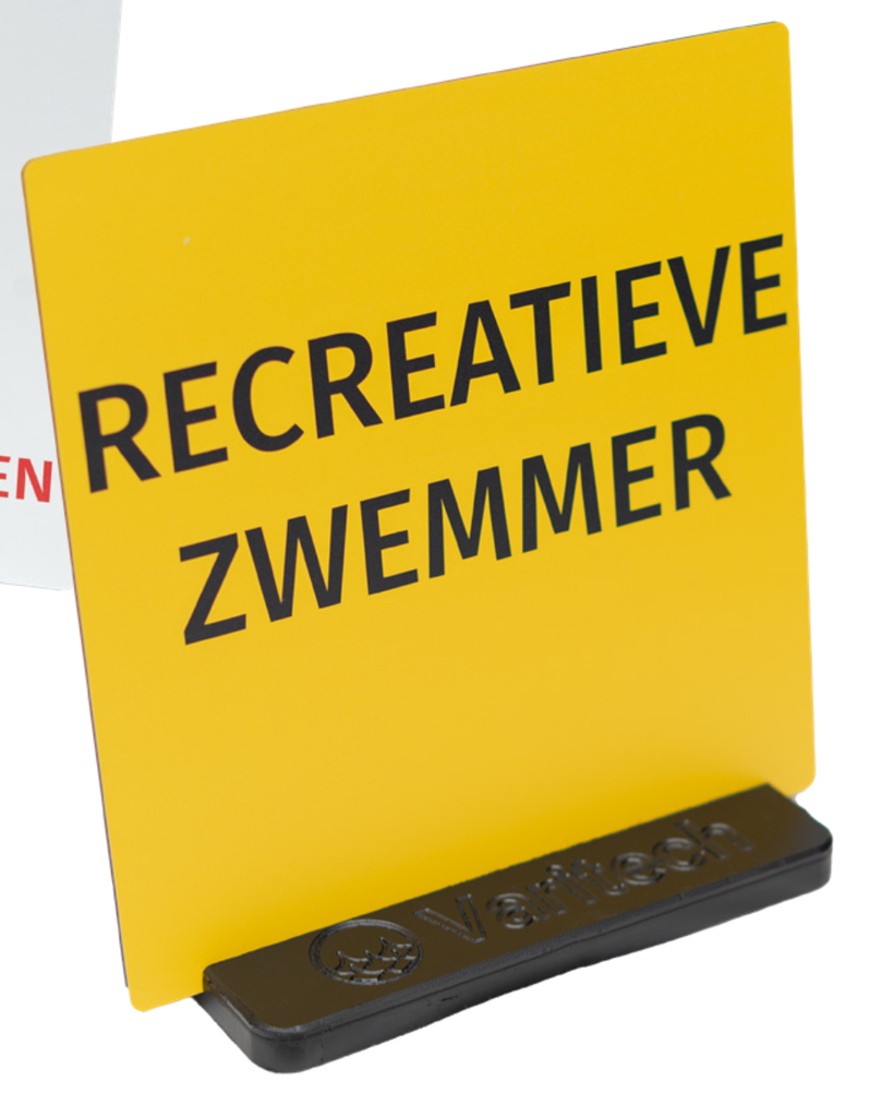 Kunststof voet + plaat 30x30