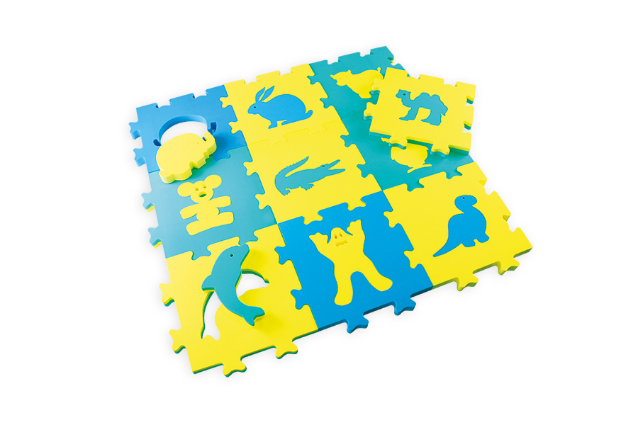 
Animals Floating Puzzle - 10 units - 33x33x3cm piece