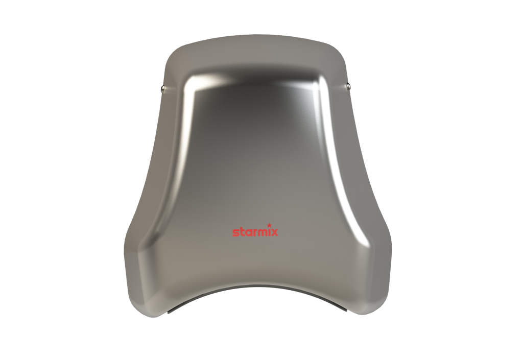 Handdroger T-C1 M mat geborsteld / staal mat