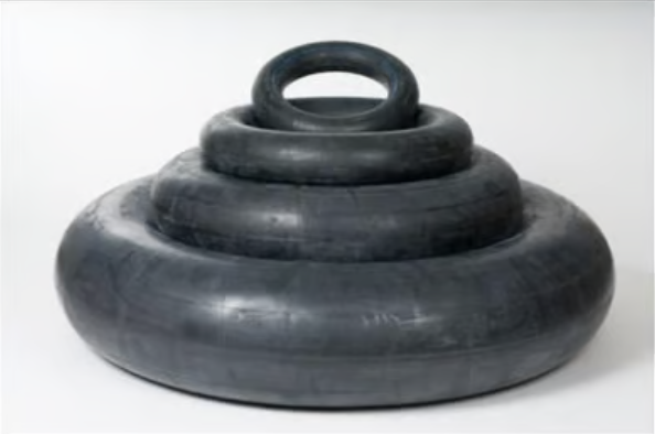 Rubber opblaasband ca.130 cm