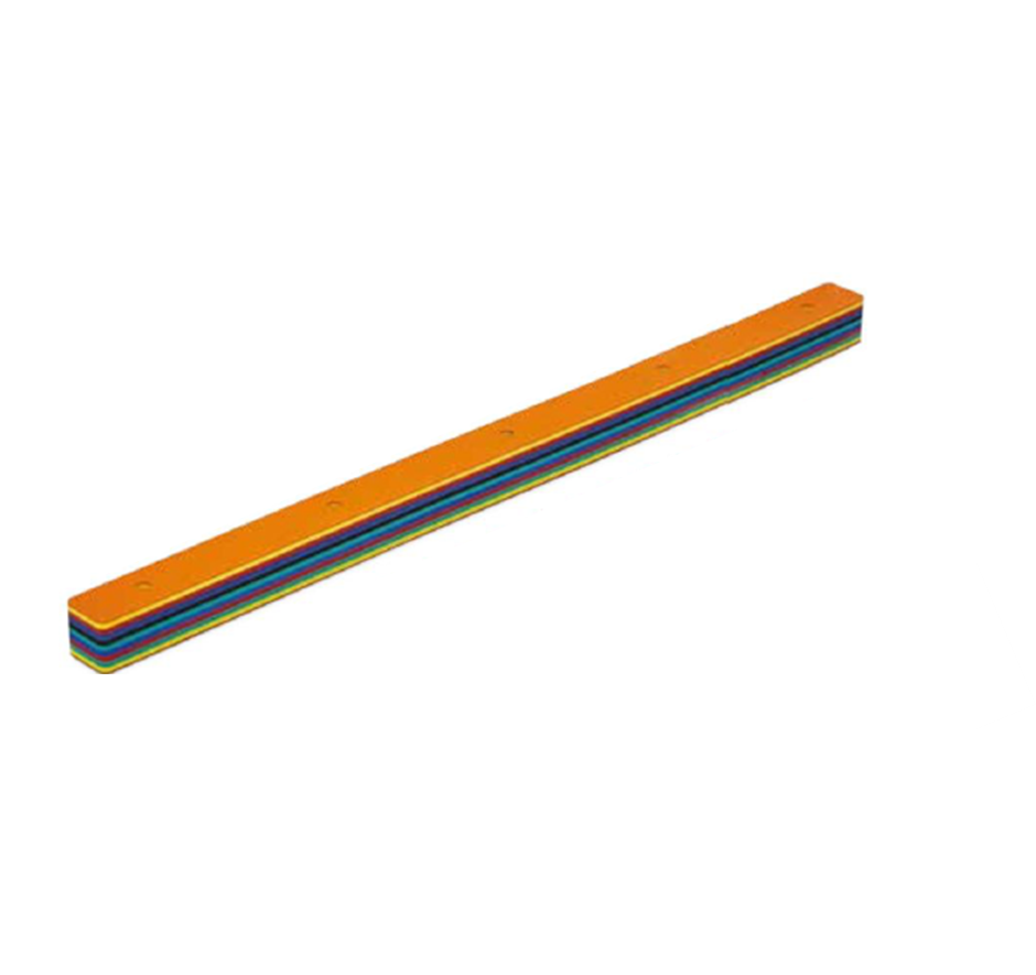 Barre rectangulaire avec 5 trous Ø 30 mm 185 X 10 X 10