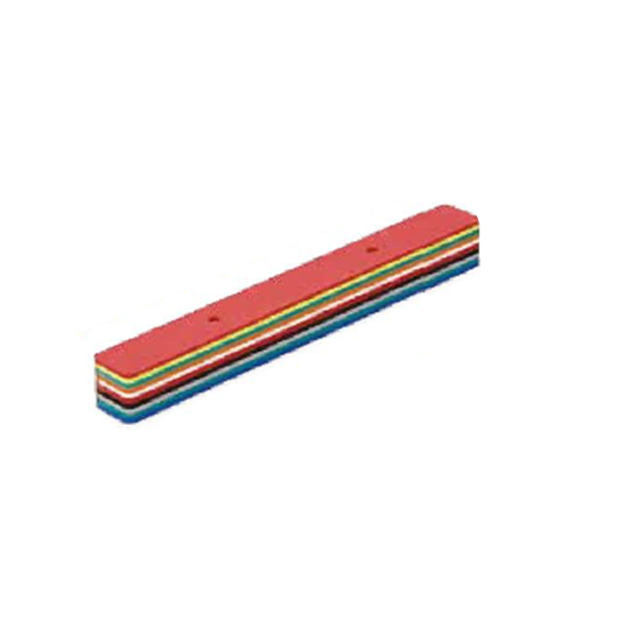 Rechthoekige balk met 2 gaten Ø 30 mm 90 X 10 X 10