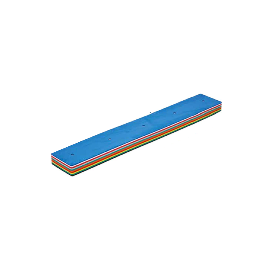 Rechthoekige balk met 5 gaten Ø 30 mm  185 X 17 X 10