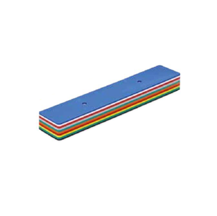 Rechthoekige balk met 2 gaten Ø 30 mm 90 X 17 X 10