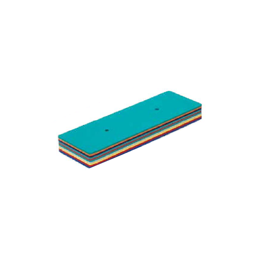 Barre rectangulaire avec 2 trous Ø 30 mm 90 X 29 X 10
