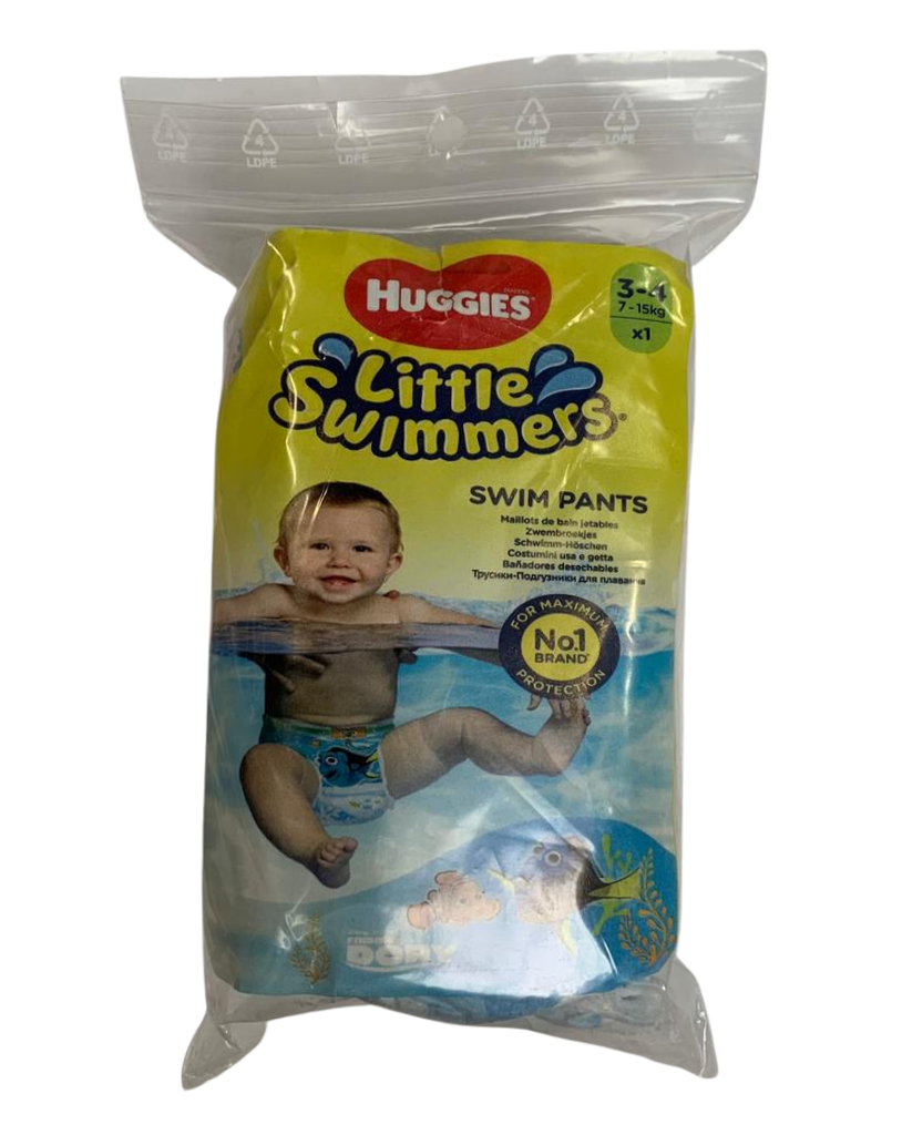 Huggies Little Swimmers - Swim Diapers - Size M (3-4) individually wrapped