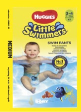 Zwempamper little swimmer individueel verpakt - M