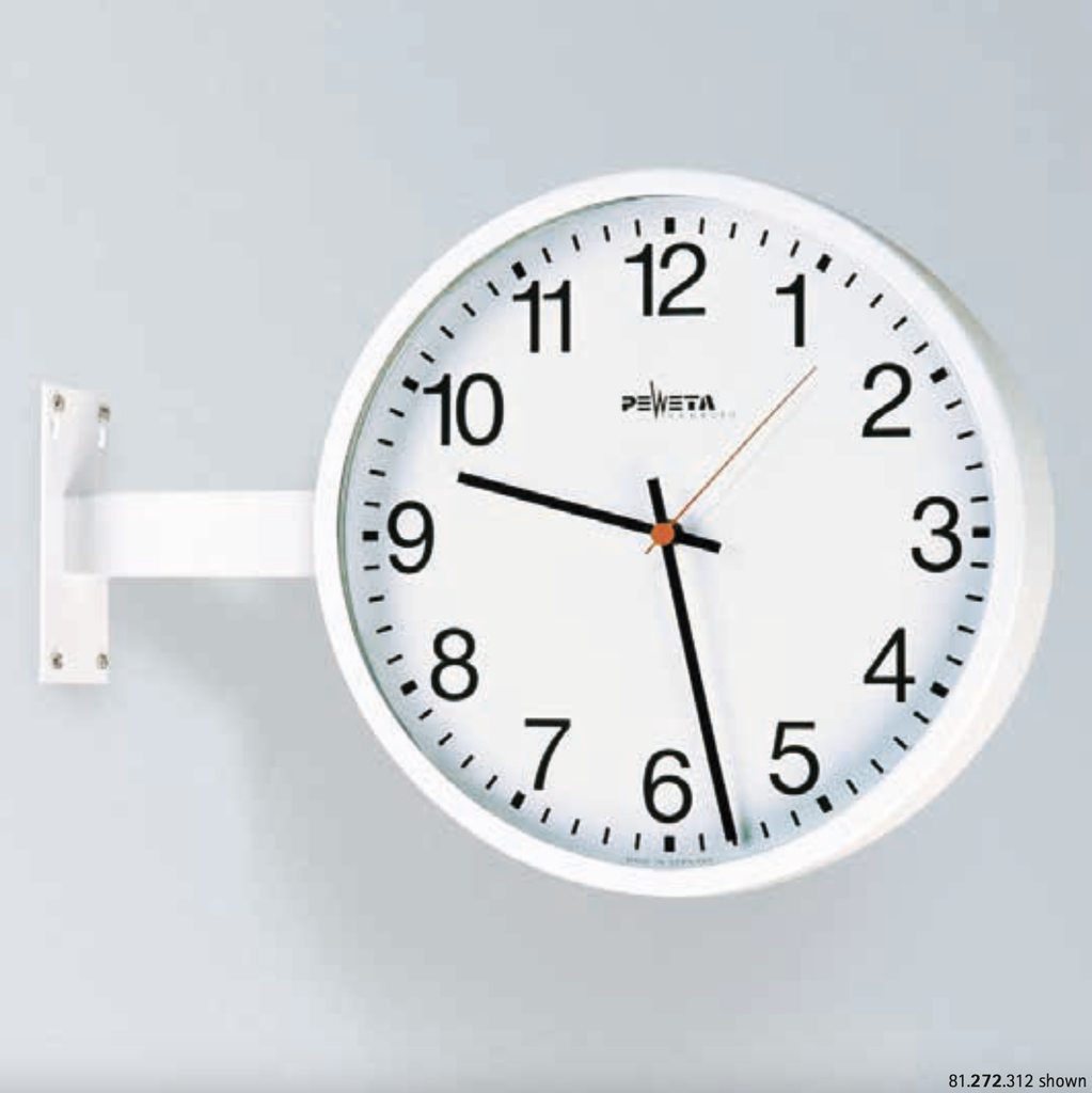 Indoor clock double face - 272 400mm