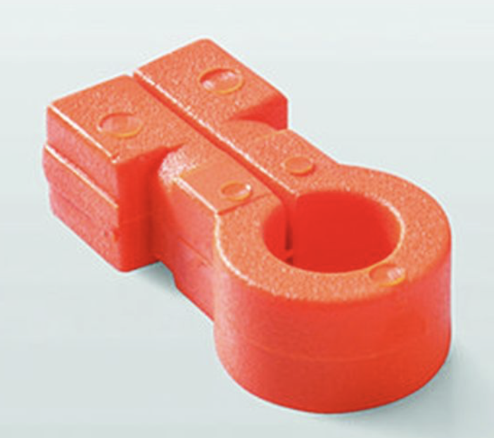 Kunststof haak wp doelnet oranje & zwart