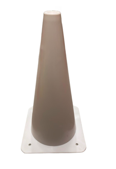 Waterpolo markeringskegel wit - 38cm