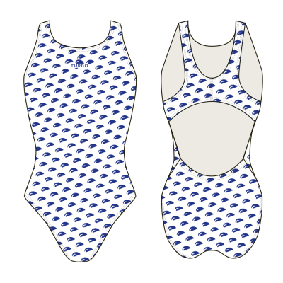 Wave custom women suit fully printed