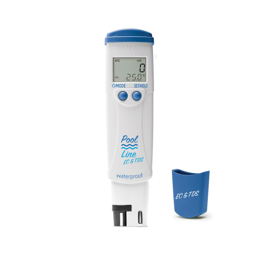Waterbestendige tester EC, TDS en temperatuur