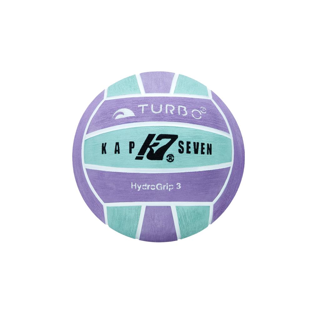 C98130 WATERPOLO BALL- green/purple - size 3 Turbo+KAP7